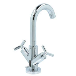 Absolut Wastafelkraan Post 2-knops Chroom -Badkamerartikelen Winkel 123 9180