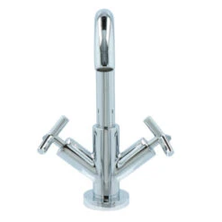 Absolut Wastafelkraan Post 2-knops Chroom -Badkamerartikelen Winkel 123 9183