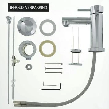 Tiger Wastafelkraan Boston Met Hendel En Waste Chroom 8 Tiger Wastafelkraan Boston Met Hendel En Waste Chroom - Afbeelding 6