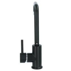 Absolut Wastafelkraan Haiti Met Hendel En Pop-up Afvoerplug Zwart -Badkamerartikelen Winkel 123 9207