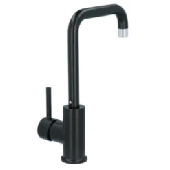 Absolut Wastafelkraan Haiti Met Hendel En Pop-up Afvoerplug Zwart -Badkamerartikelen Winkel 123 9208