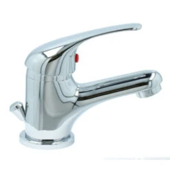 OK Wastafelkraan Met Hendel En Waste Chroom 19 OK Wastafelkraan Met Hendel En Waste Chroom -Badkamerartikelen Winkel 123 9243