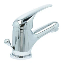 OK Wastafelkraan Met Hendel En Waste Chroom 23 OK Wastafelkraan Met Hendel En Waste Chroom -Badkamerartikelen Winkel 123 9247