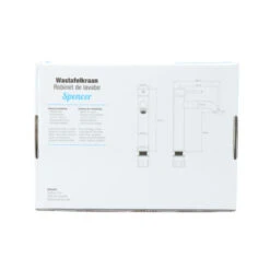 Atlantic Wastafelkraan Spencer Met Hendel RVS -Badkamerartikelen Winkel 123 9273