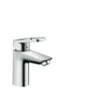 Hansgrohe Wastafelkraan Logis Loop 100 Met Hendel En Waste Chroom -Badkamerartikelen Winkel 123 9286