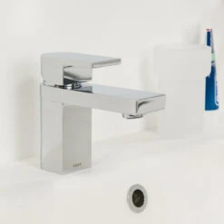 Tiger Wastafelkraan Items Met Hendel Chroom -Badkamerartikelen Winkel 123 9295