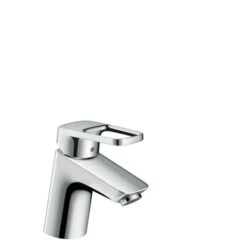 Hansgrohe Wastafelkraan Logis Loop 70 Met Hendel En Waste Chroom
