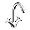 Hansgrohe Wastafelkraan MySport Fina 2-knops Chroom 2 Hansgrohe Wastafelkraan MySport Fina 2-knops Chroom -Badkamerartikelen Winkel 123 9312