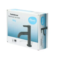 Atlantic Fonteinkraan Riley Met Hendel Zwart -Badkamerartikelen Winkel 123 9331