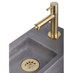 Differnz Fonteinkraan Recht Mat Goud -Badkamerartikelen Winkel 123 9368