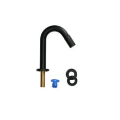 Atlantic Fonteinkraan Scott Met Draaiknop Zwart -Badkamerartikelen Winkel 123 9393