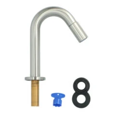 Atlantic Fonteinkraan Scott Met Draaiknop RVS -Badkamerartikelen Winkel 123 9404