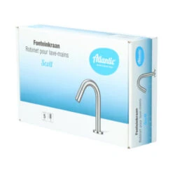 Atlantic Fonteinkraan Scott Met Draaiknop RVS -Badkamerartikelen Winkel 123 9405