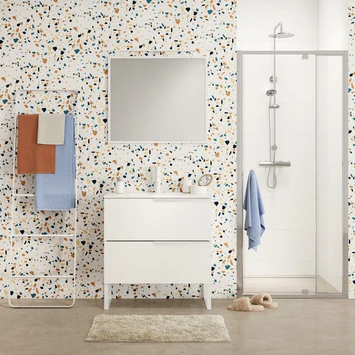 Tiger Badmeubelset Pocket 60 Cm Met 2 Lades Wit 4 Tiger Badmeubelset Pocket 60 Cm Met 2 Lades Wit - Afbeelding 2