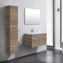 Atlantic Kolomkast Sienna Hout -Badkamerartikelen Winkel 123 982